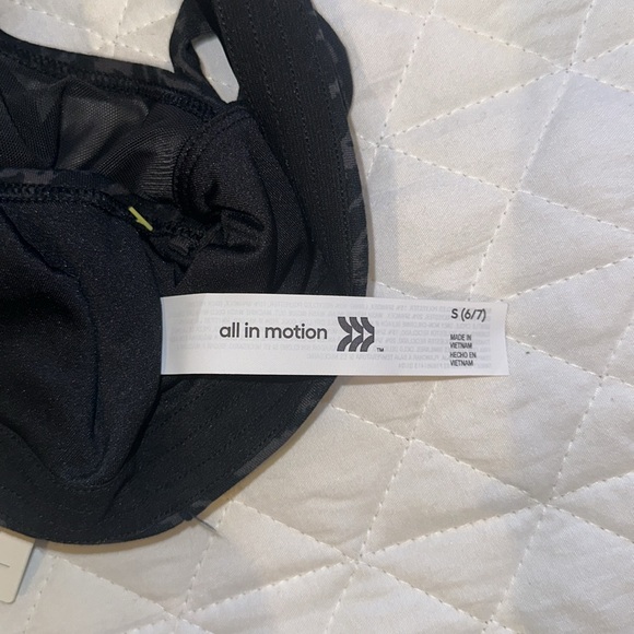 Girls black/grey leopard print bra top size 6/7 - Picture 3 of 4